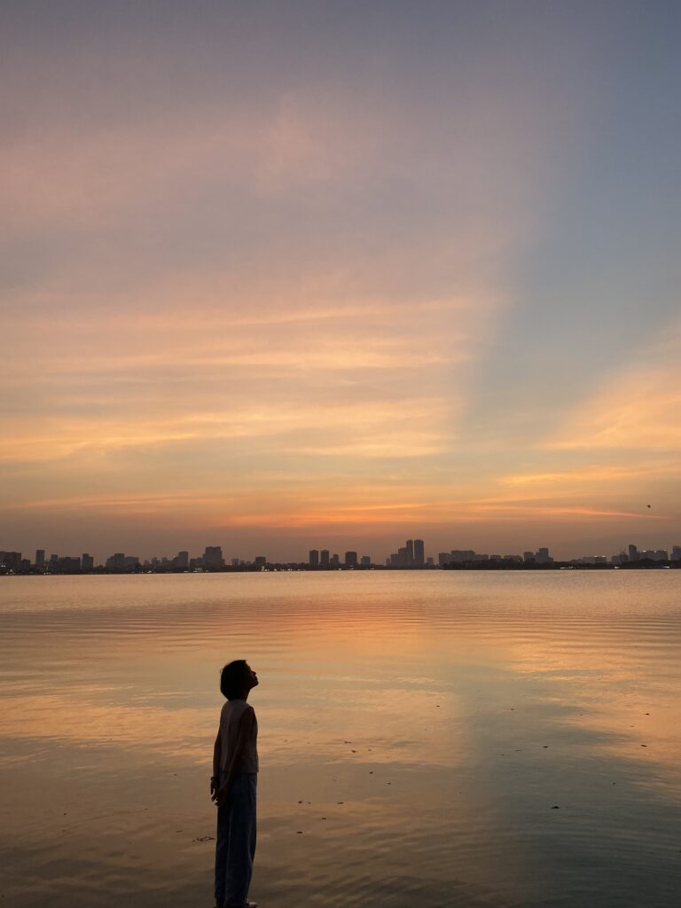 hoàng hôn Hồ Tây